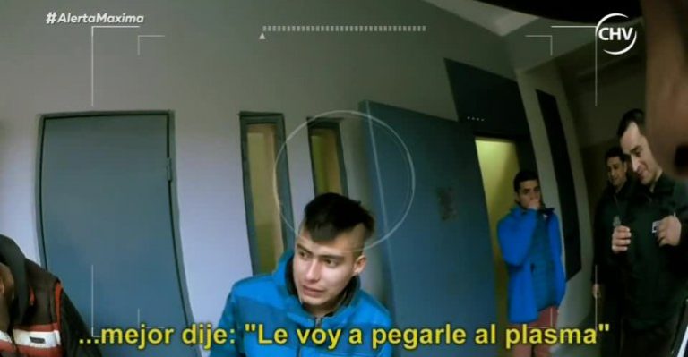 Interno rompió televisor por no encontrar su partido de fútbol