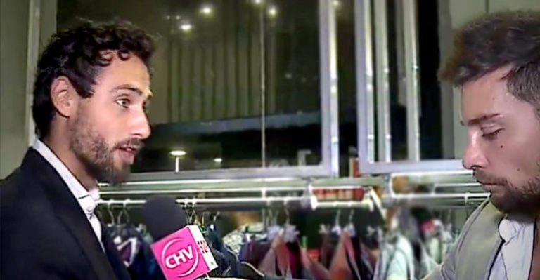 Luis Mateucci estuvo en lanzamiento de tienda de Marocchino