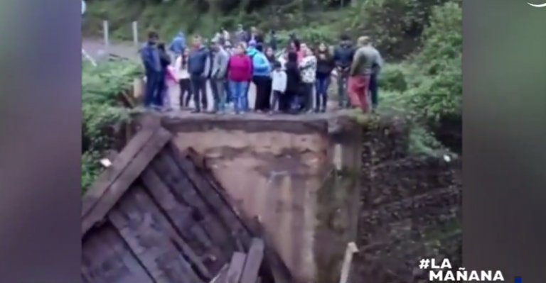 Aislados: Puente de Colbún colapsó por camión