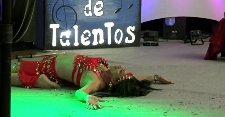 Interno dejó todo en el escenario del show de talentos en Rancagua