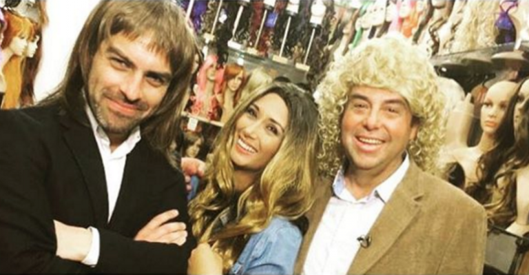 Pamela Diaz y el Inspector Vallejo visitaron el Mall Chino