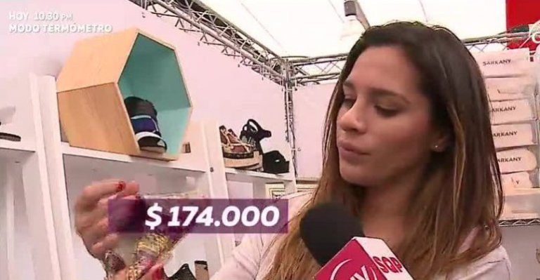 Gianella Marengo sorprendió con tienda de zapatos