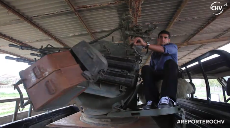 El uso de armas en el pueblo de Libia