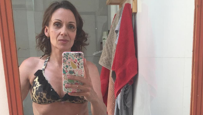 Katyna Huberman defendió su cuerpo con foto en Instagram