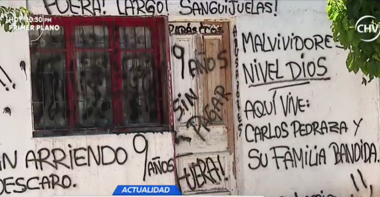 Propietarios funaron a arrendatarios rayando casa