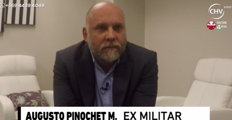 Augusto Pinochet Molina habló sobre la salud de Lucía Hiriart