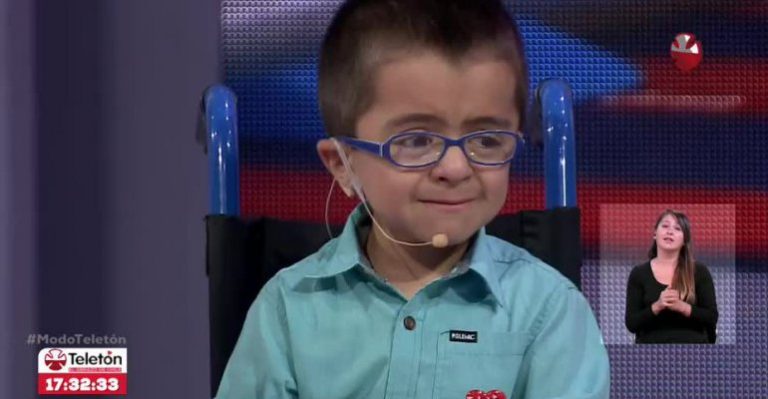 La emotiva historia de Vicente Jopia, el niño símbolo de la Teletón
