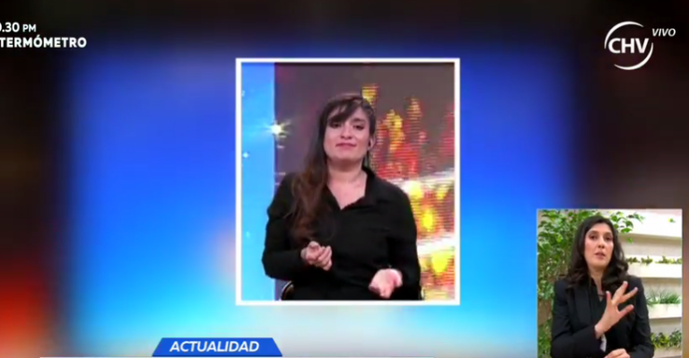 Traductores de lenguaje de señas destacaron durante Teletón