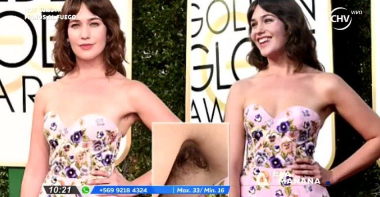 Lola Kirke y el debate por pelos en axilas en Golden Globes