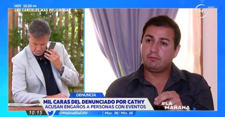 Denunciado por Cathy Barriga respondió acusaciones en vivo