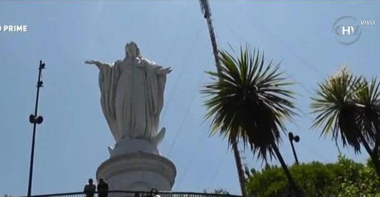 Hombre quiso prender fuego al cerro San Cristóbal