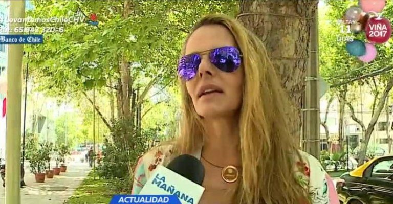 Andrea Hoffmann denunció a hombre que la acosa