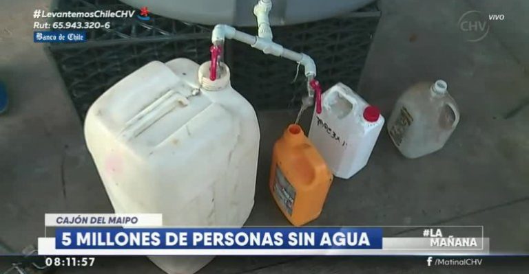 Corte de agua afecta a más de 5 millones de personas