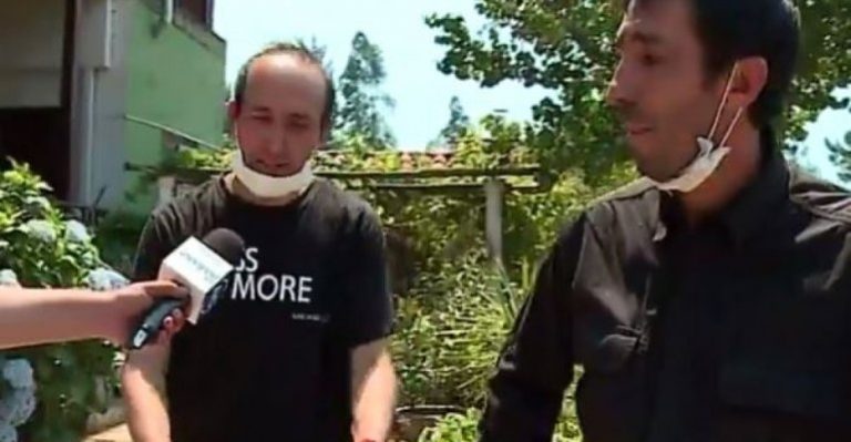 Hermanos salvan casa de su padre luchando contra el fuego