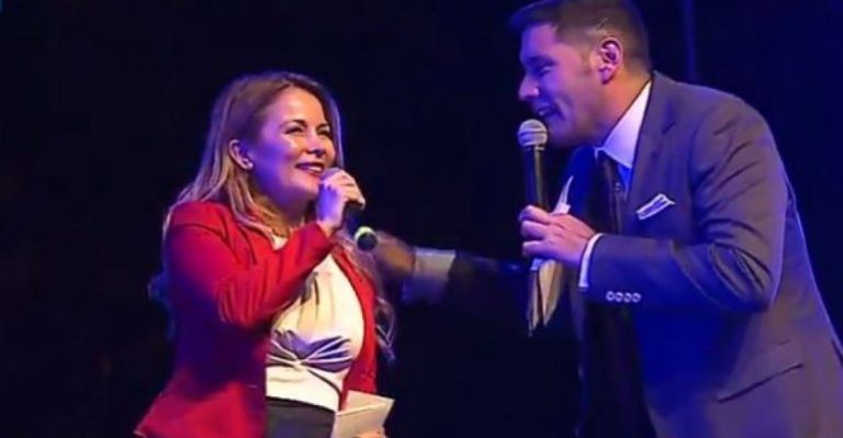 Cathy Barriga volvió a la animación en evento municipal