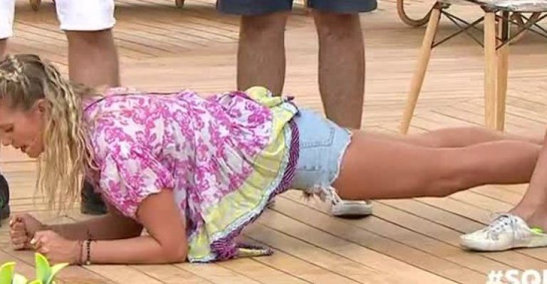 Los panelistas de SQP se lucieron con rutina de ejercicios