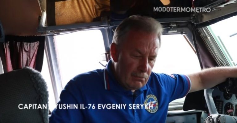Modo Termómetro entrevistó al piloto del IIyushin II-76