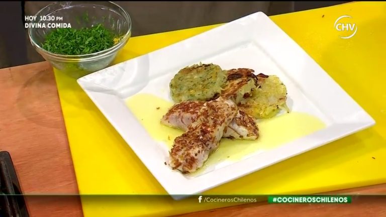 Axel Manríquez se lució con una corvina con costra de cochayuyo - Parte 3