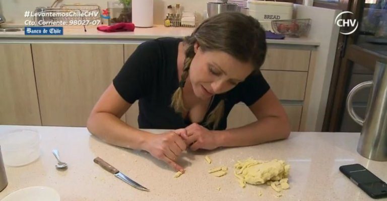 Claudia Conserva preparó su Trofíe frotado con hierbas