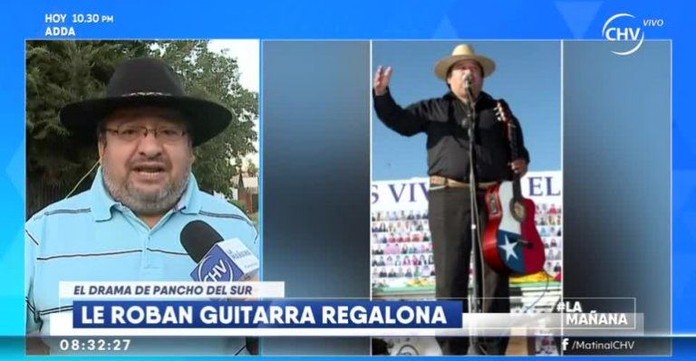 Pancho del Sur pidió devolución de su guitarra regalona