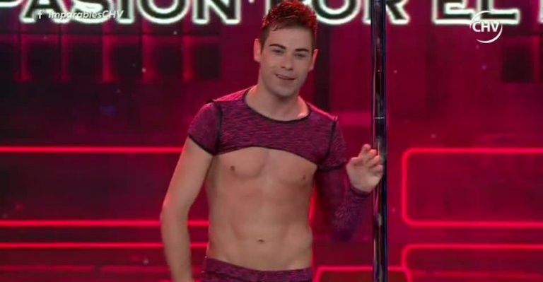 Wladimir Neira trajo un encendido espectáculo de Pole Dance