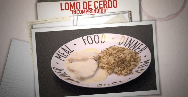 Eva Gómez: Plato principal Lomo de cerdo incomprendido