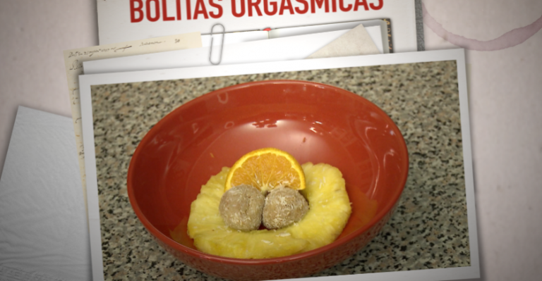Las bolitas orgásmicas que preparó Antonella Ríos de postre
