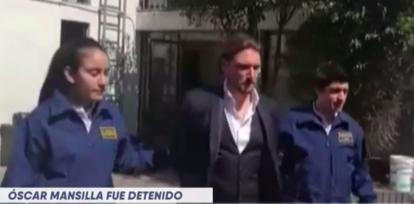Óscar Mansilla fue detenido por deuda de pensión