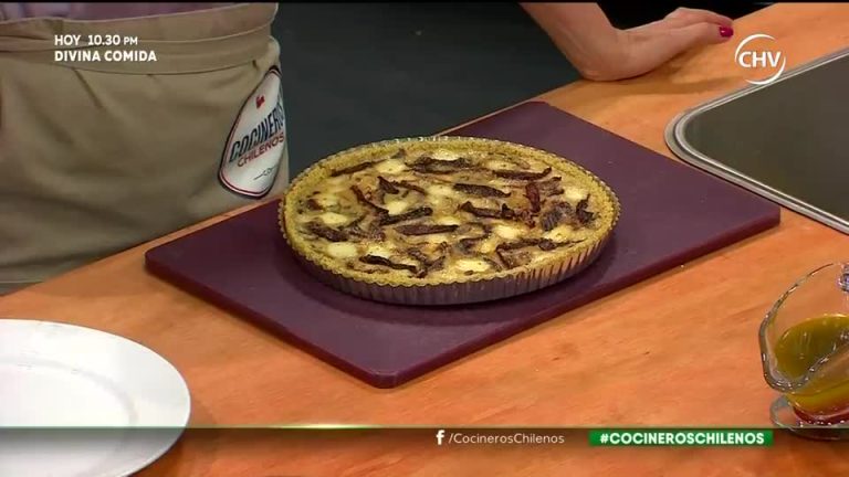 Elvira Cristi preparó un delicioso Quiche vegetariano con base de quínoa - Parte 1