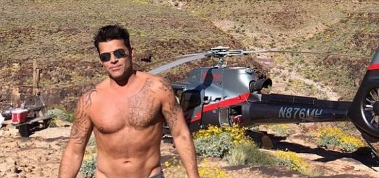 Ricky Martín sorprendió con desnudo en show de Las Vegas