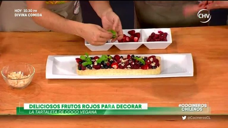 Elvira Cristi preparó una exquisita tartaleta de coco vegana sin gluten - Parte 2