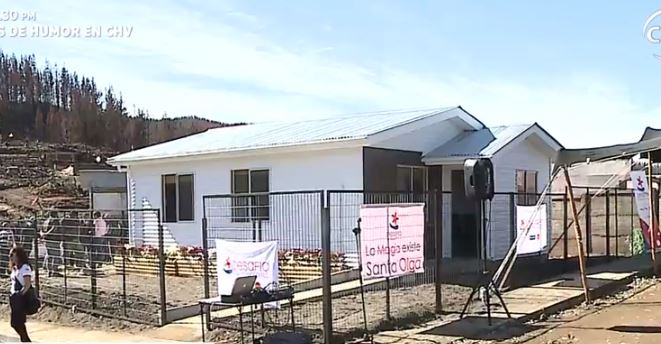 Entregan primera casa a damnificados de Santa Olga