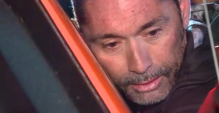 Chino Ríos chocó su auto de lujo en Costanera Norte