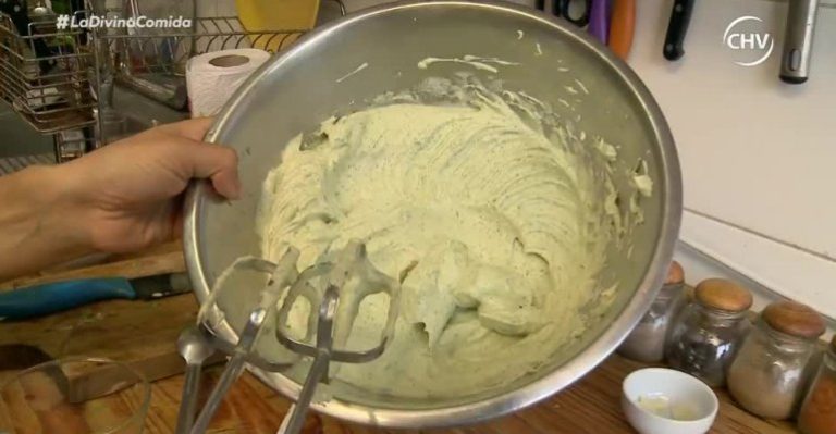 Ale Valle deleitó a sus invitados con un Mousse antioxidante