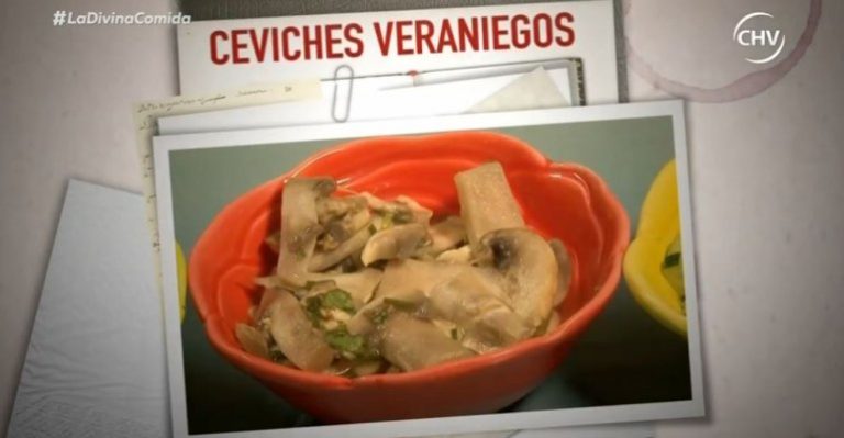 Bárbara Rebolledo preparó su Ceviche Veraniego