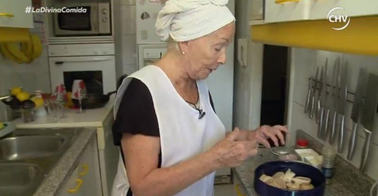 Delfina Guzmán preparó su entrada Puro Chile