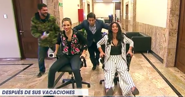 Pamela Díaz fue en busca del jefe de Chilevisión - Parte 1