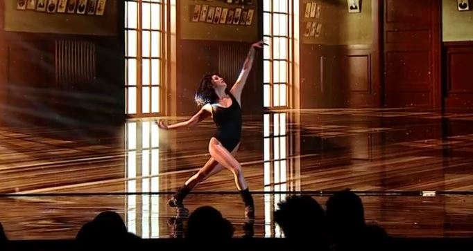 Constanza Labbé sorprendió con su baile de Flashdance