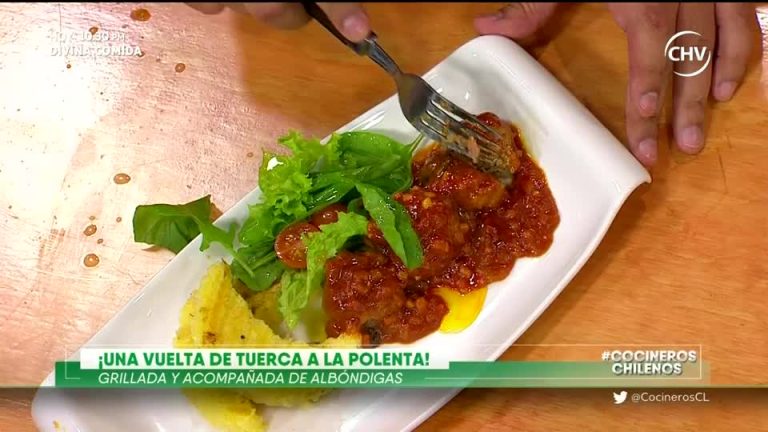 Polenta grillada preparó Axel esta tarde de sábado - Parte 2