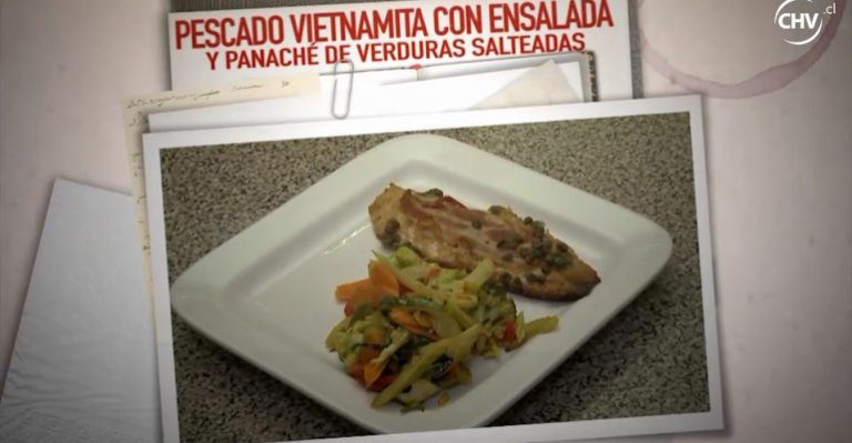 Willy Semler preparó Pescado vietnamita con ensalada como plato de fondo
