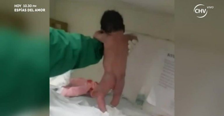 Bebé sorprendió al caminar a horas de haber nacido en Brasil