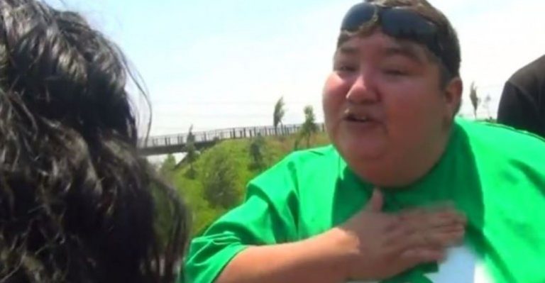 Berni se encontró son la mujer tras el engaño de su amor virtual