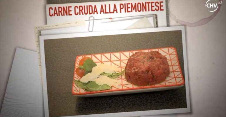 Carne cruda alla piemontese fue el plato que abrió la tercera noche