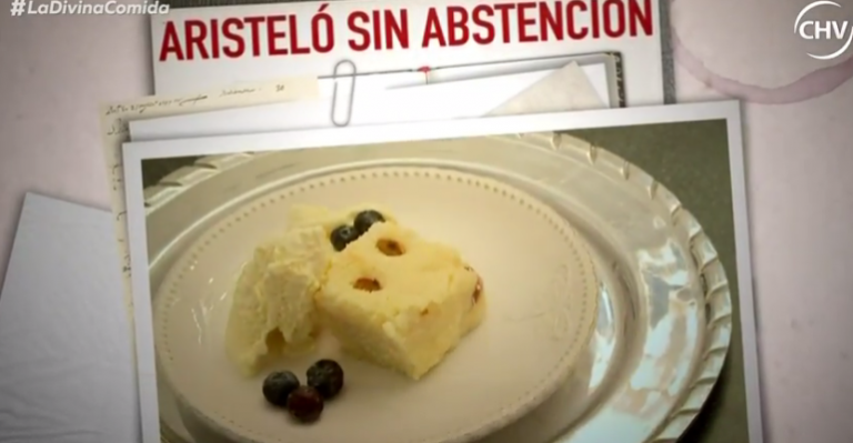 Aristeló sin abstención fue el postre elegido por Marcela Sabat