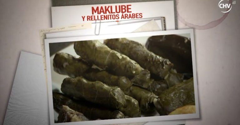 Helhue preparó unos rellenos árabes como fondo de la cena