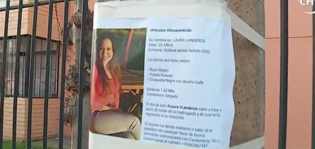 Laura desaparecida en Quilpué: ¿seguida por extraño auto?