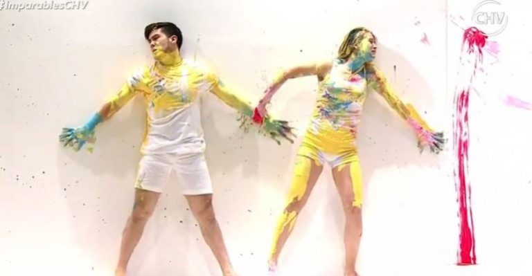 Seba y Jesu mostraron su talento con pintura y danza en el escenario - Parte 1