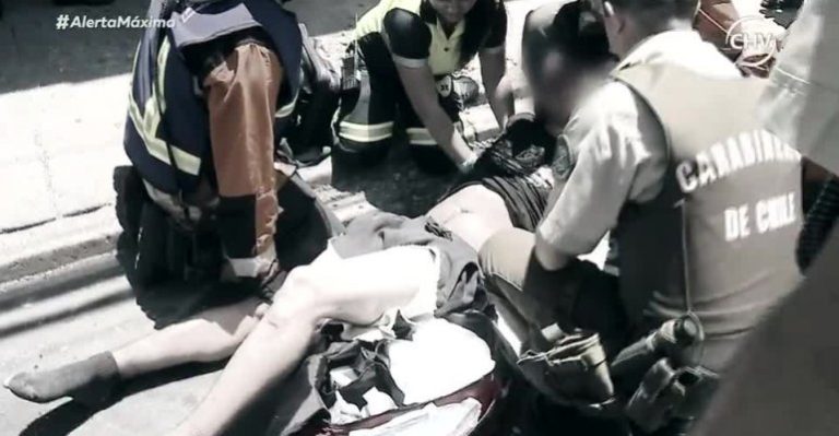 Paramédico debió reanimar a delincuente que escapaba de la policía