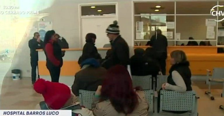 Pacientes de Hospital Barros Luco acusan espera de 13 horas - Parte 1