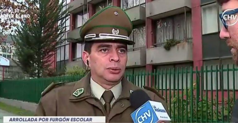 Carabinero que asistió a niña atropellada contó los detalles